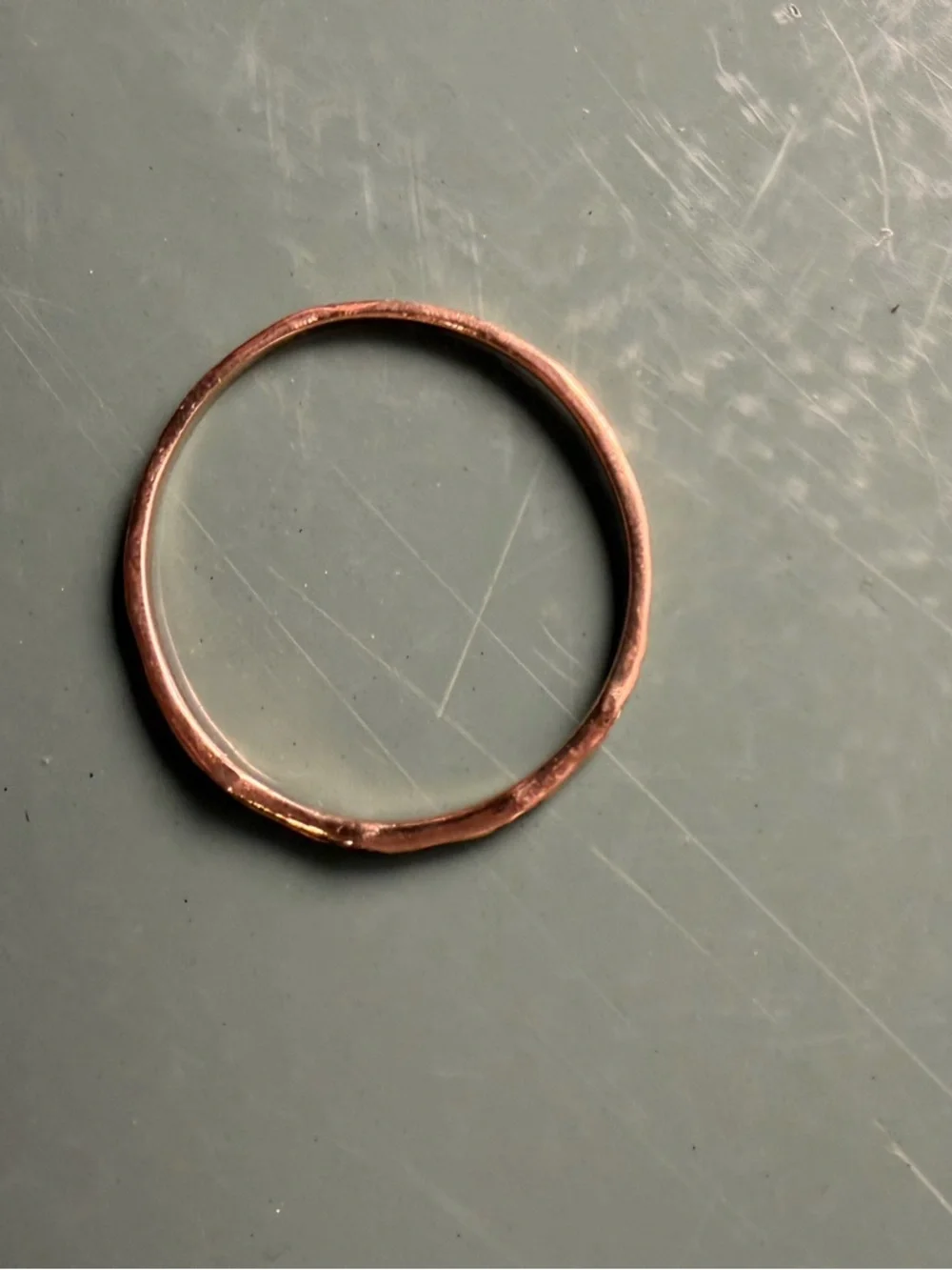 Local Eclectic Delicate Gold Stackable Ring - Picture 5 of 6